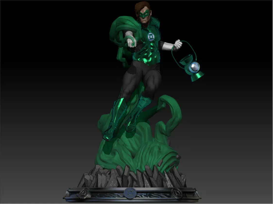 Green Lantern Fan art 3D print model_0