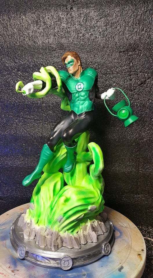 Green Lantern Fan art 3D print model_10