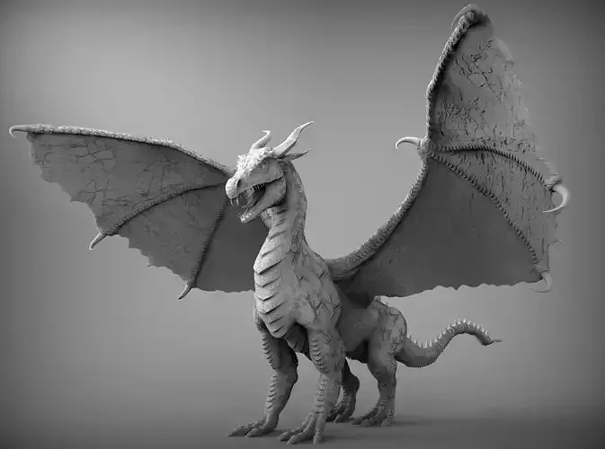 Zbrush Dragon 3D model