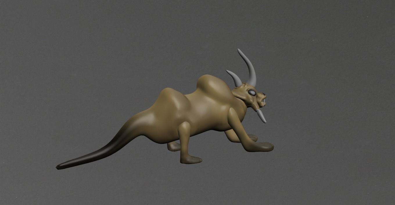 Wild Animal Low-poly 3D model_13