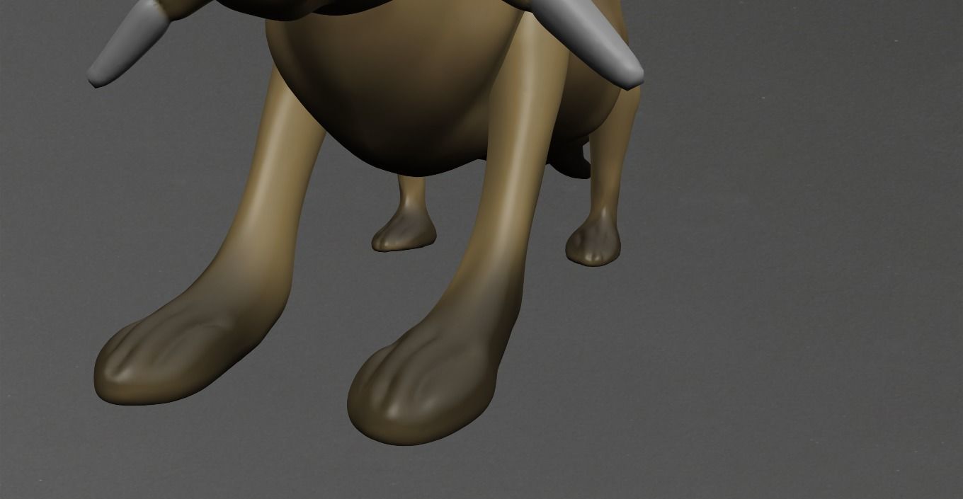 Wild Animal Low-poly 3D model_10