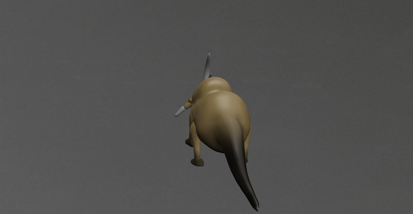 Wild Animal Low-poly 3D model_15