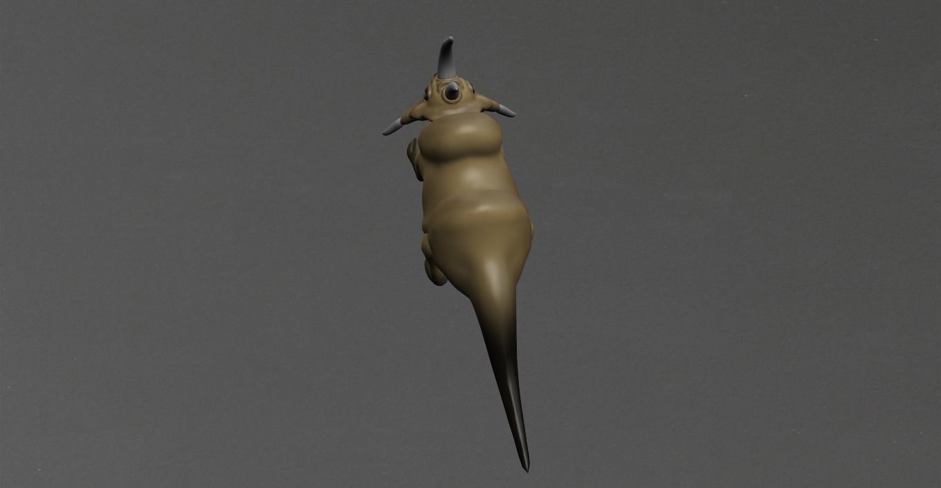 Wild Animal Low-poly 3D model_5