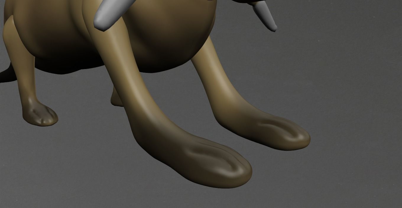 Wild Animal Low-poly 3D model_12