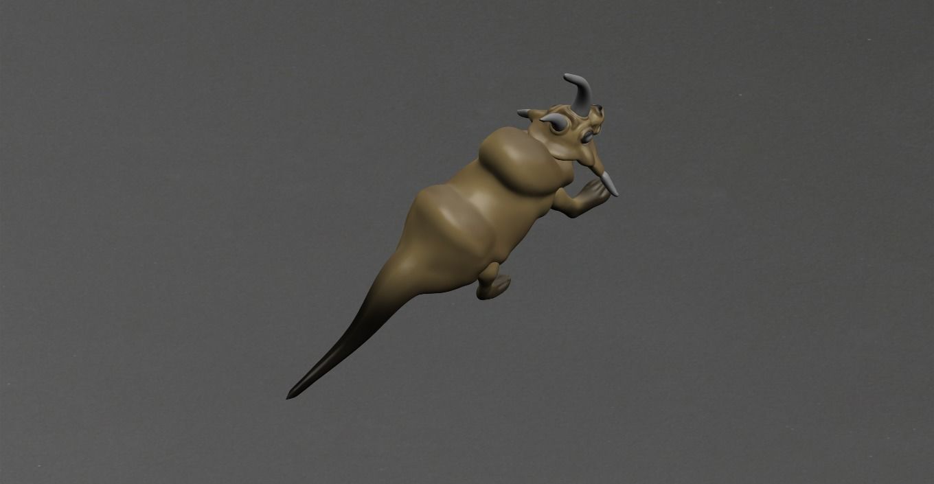 Wild Animal Low-poly 3D model_6