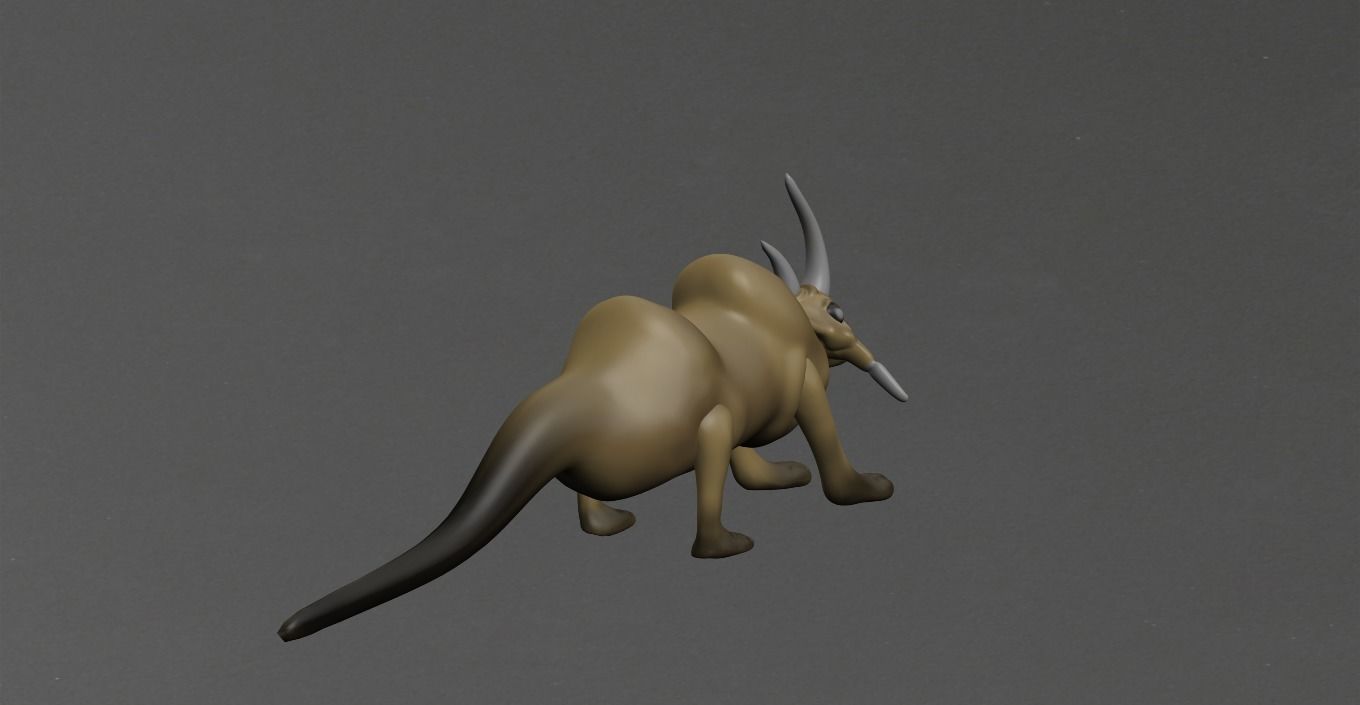 Wild Animal Low-poly 3D model_14