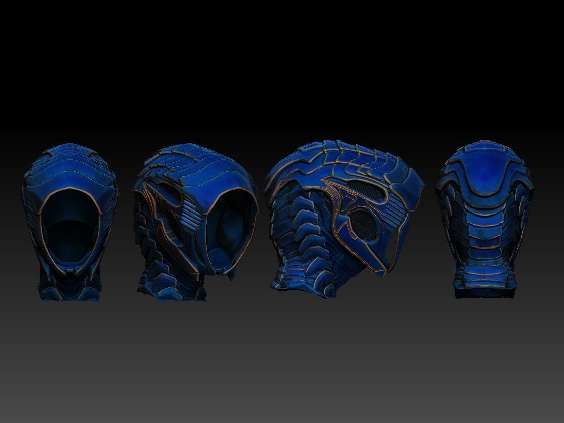 Lost in space Robot head 3D model_1