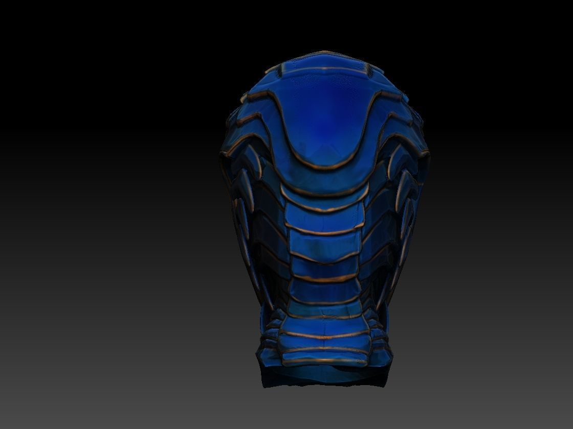 Lost in space Robot head 3D model_3