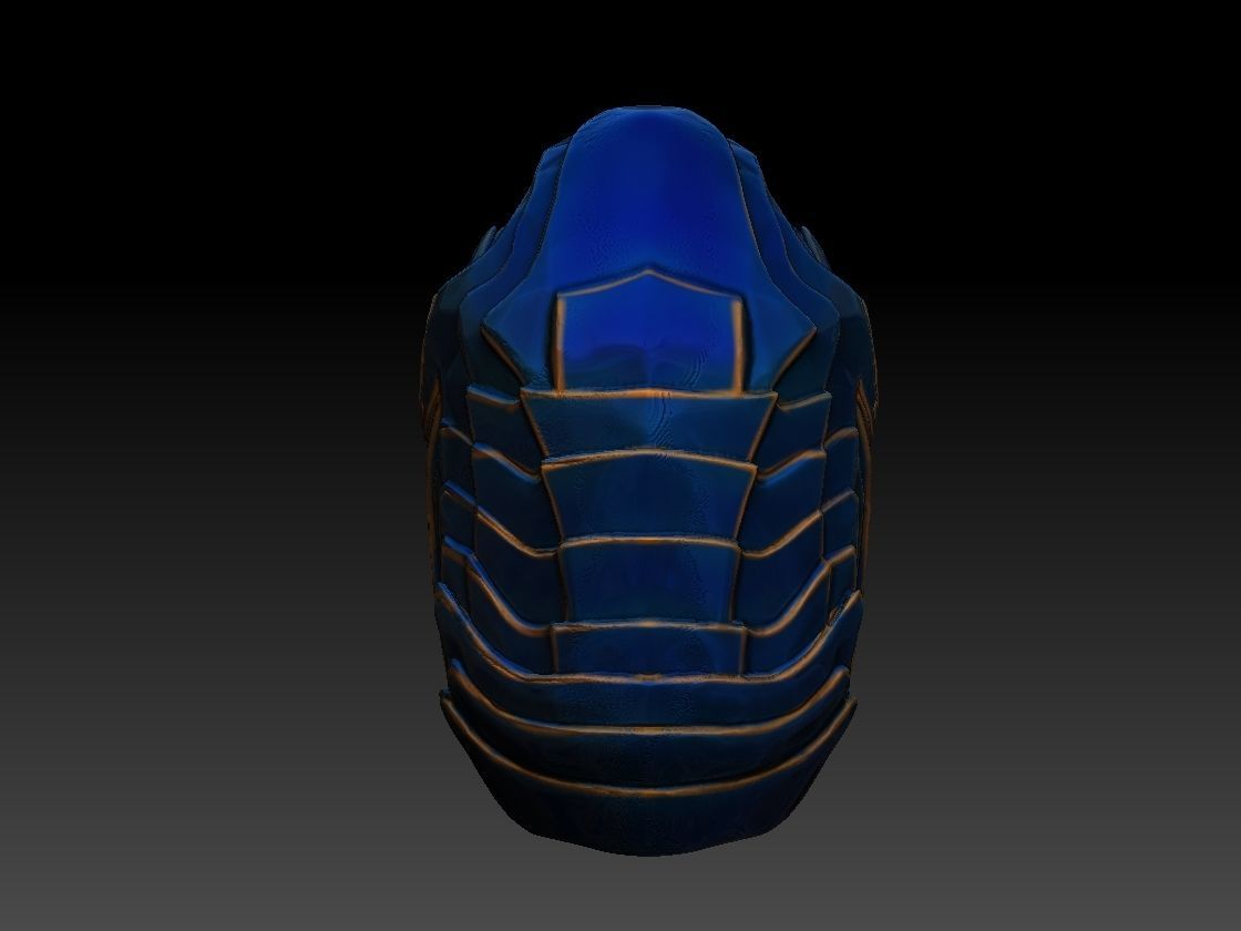 Lost in space Robot head 3D model_4