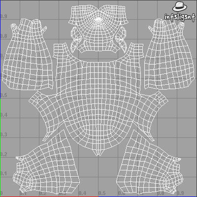 Low Poly Chimpanzee gorilla Low-poly 3D model_6