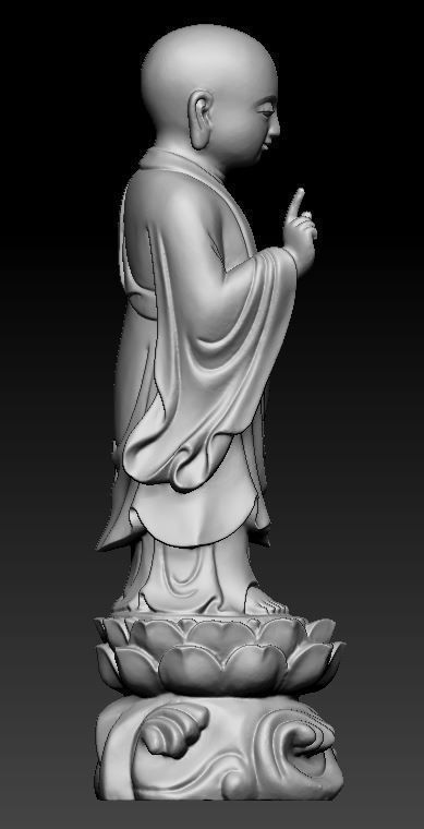 buddha statue 3D print model_2
