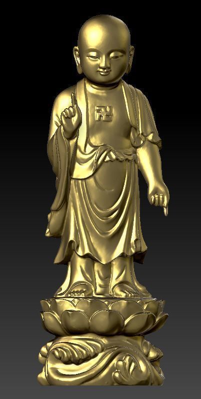 buddha statue 3D print model_4