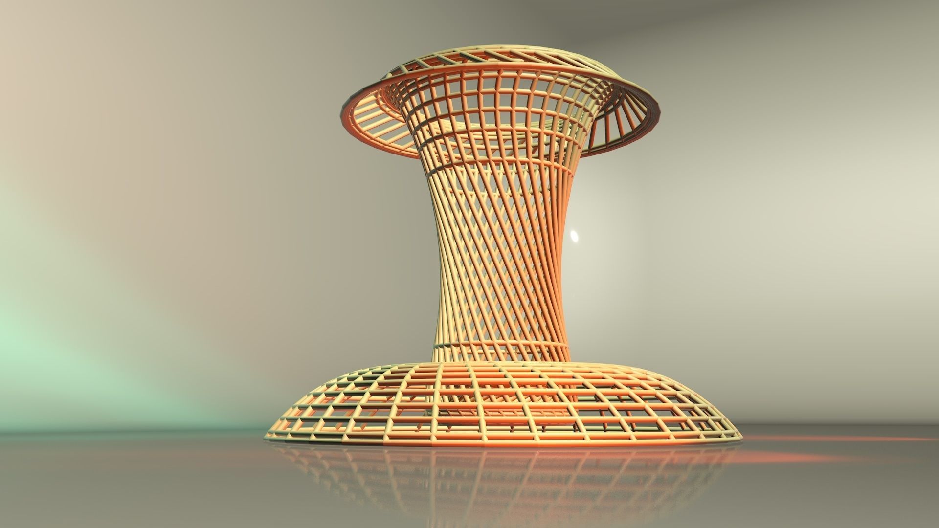Abstract Chair model 3D model_3