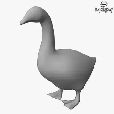 Low Poly Goose