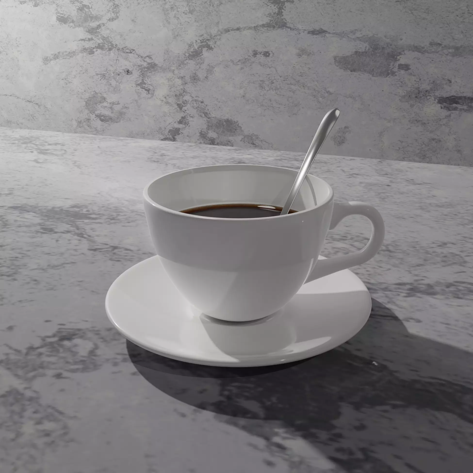 Cup of Coffee 3D model_0