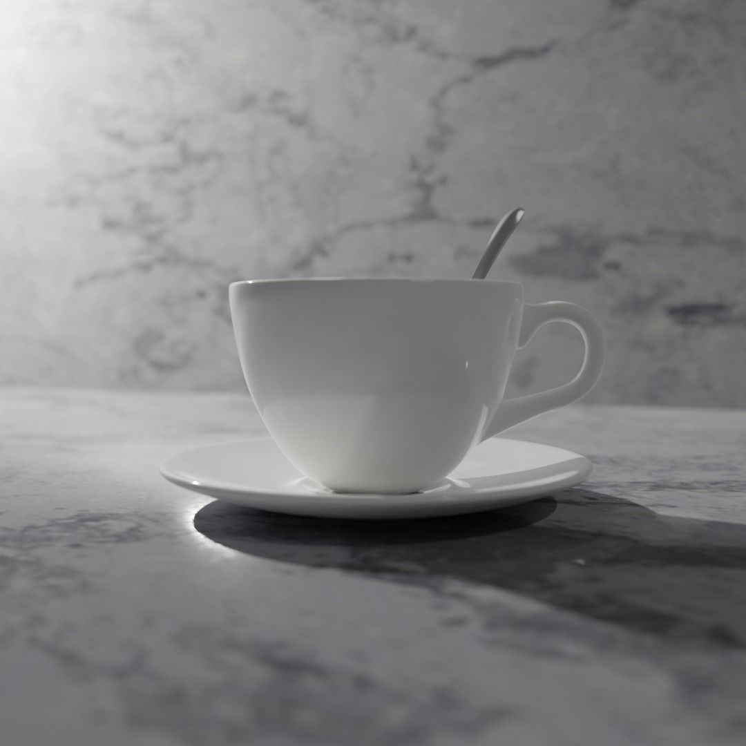 Cup of Coffee 3D model_1