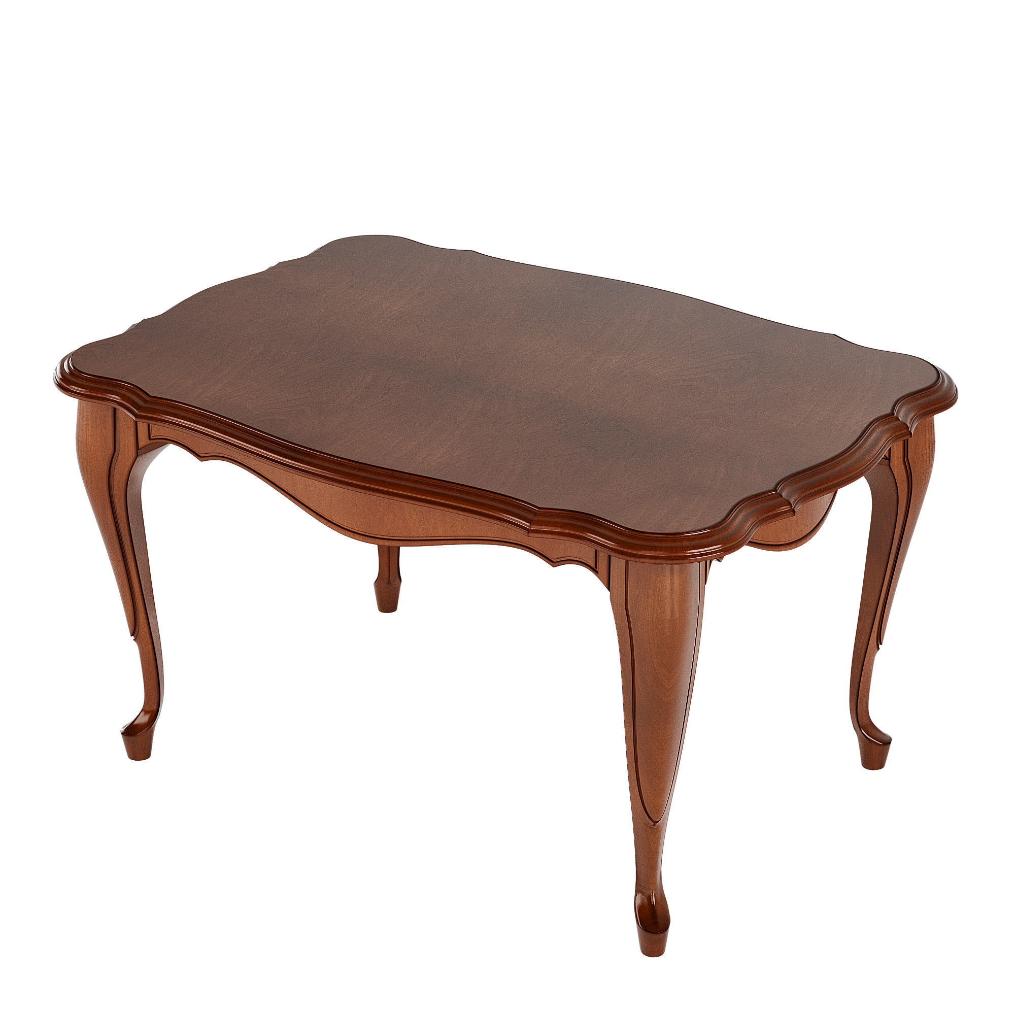Classic table 3D model_0