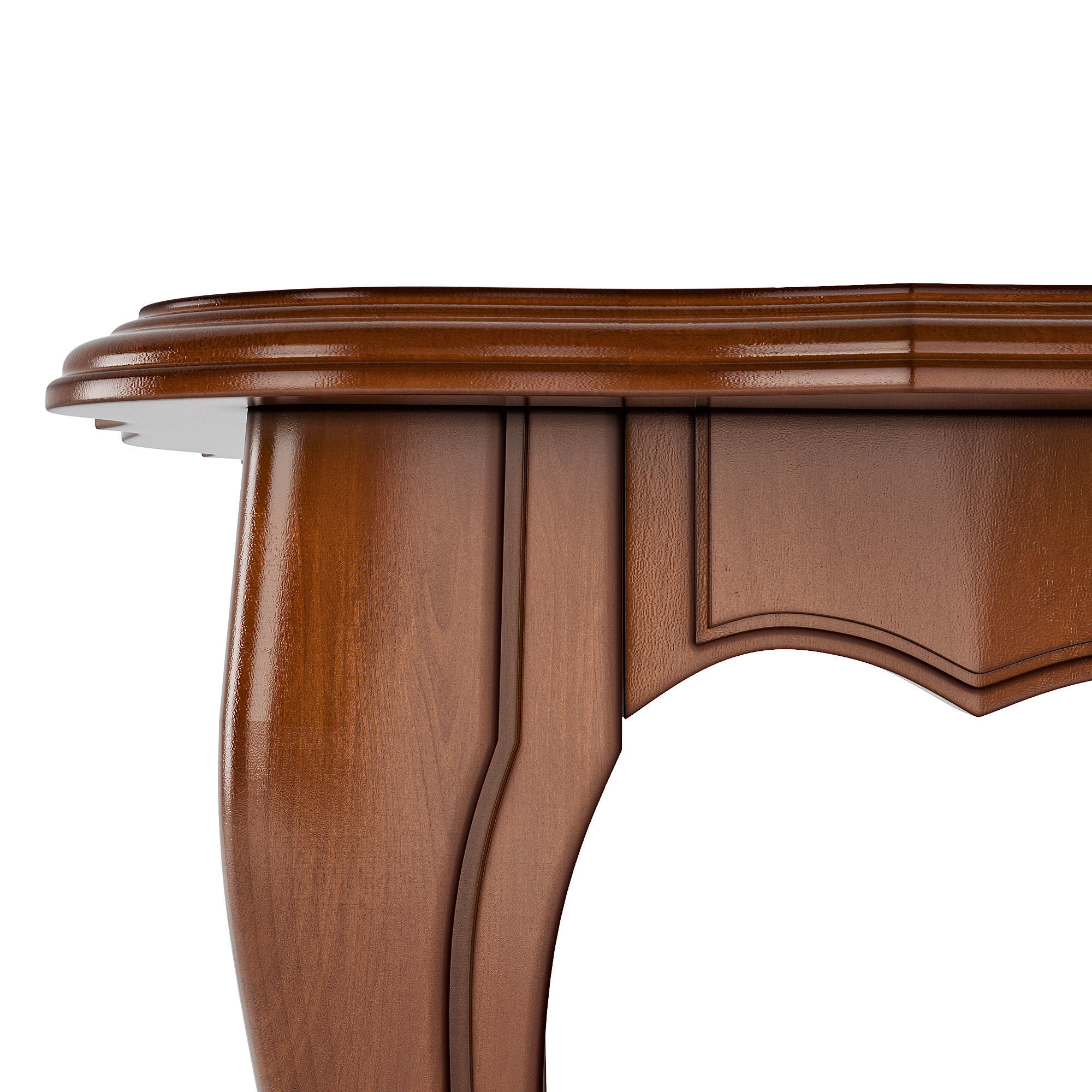 Classic table 3D model_3