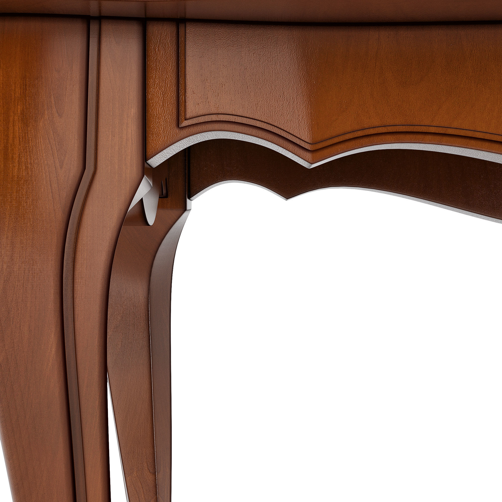 Classic table 3D model_4