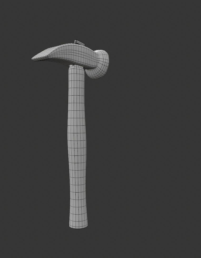 old Hammer Free 3D model_9