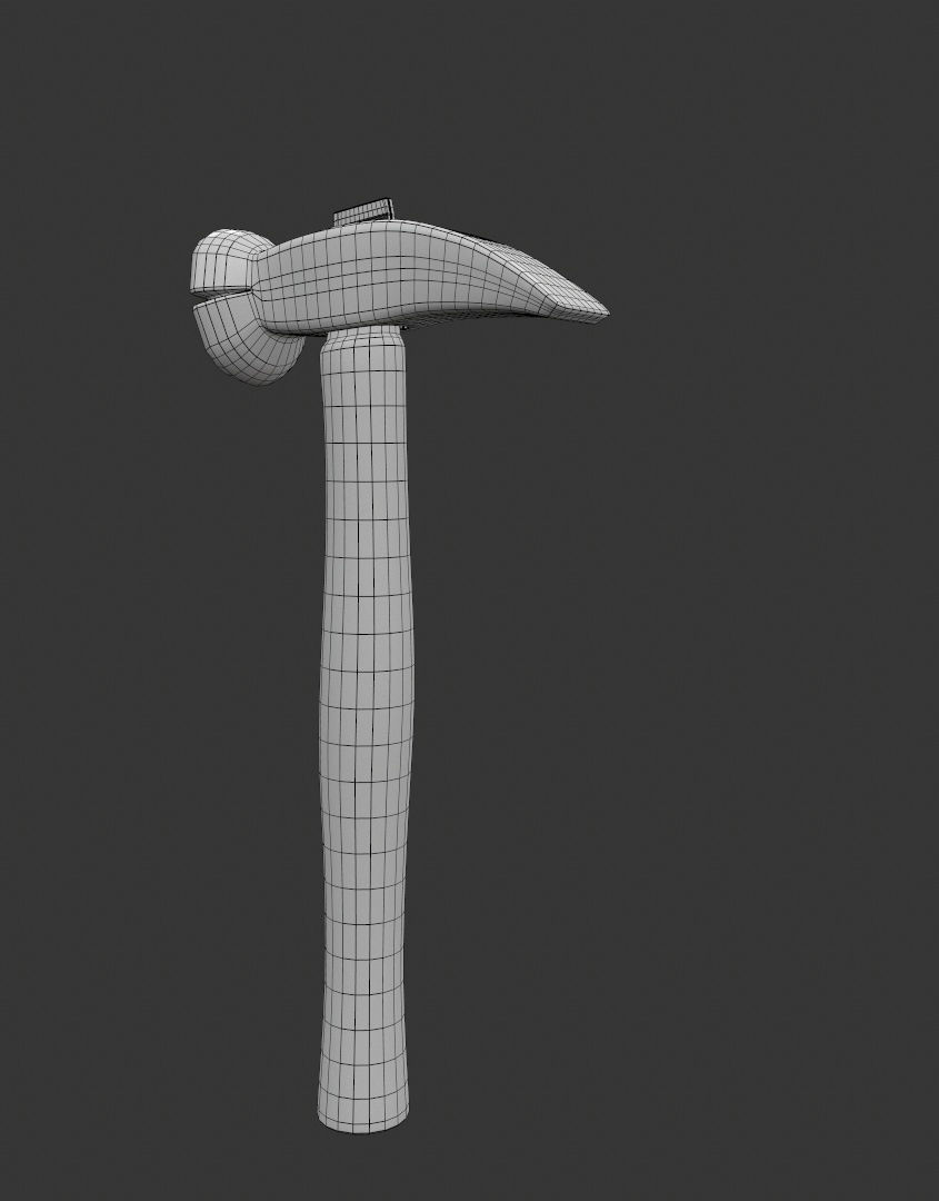 old Hammer Free 3D model_10