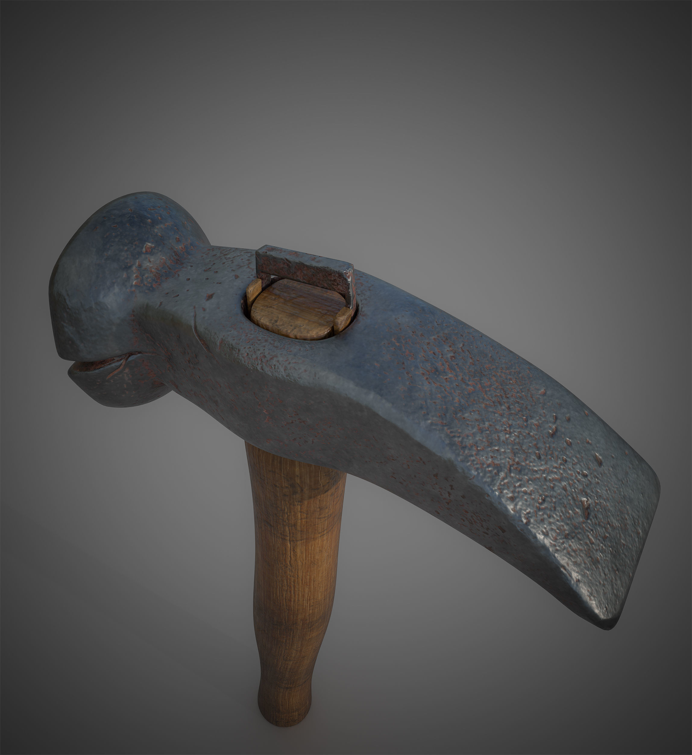 old Hammer Free 3D model_4