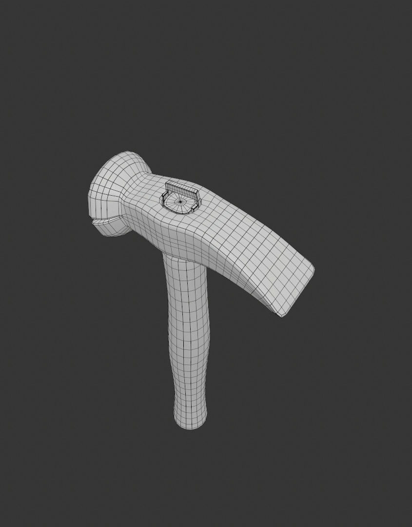 old Hammer Free 3D model_11