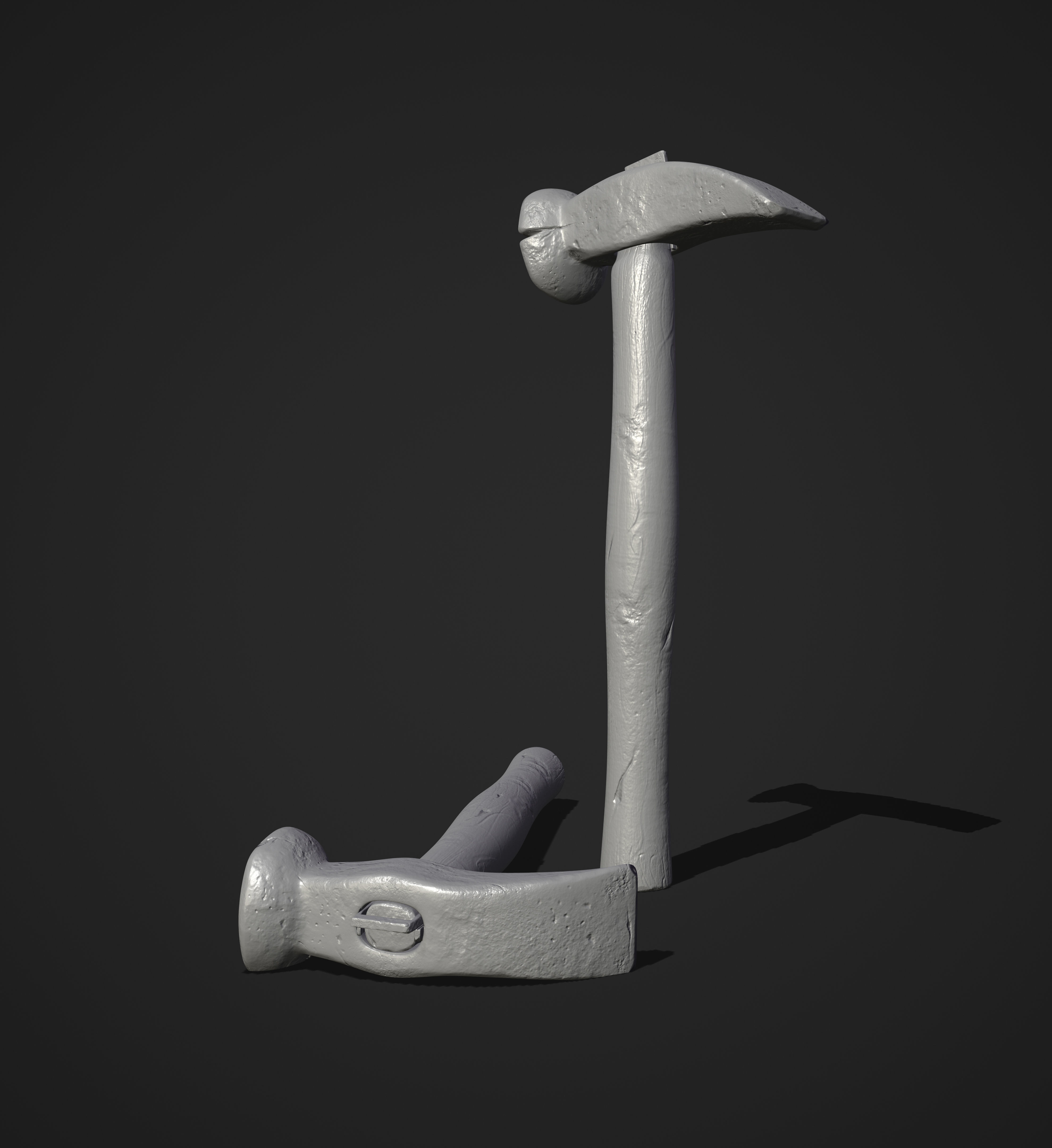 old Hammer Free 3D model_6
