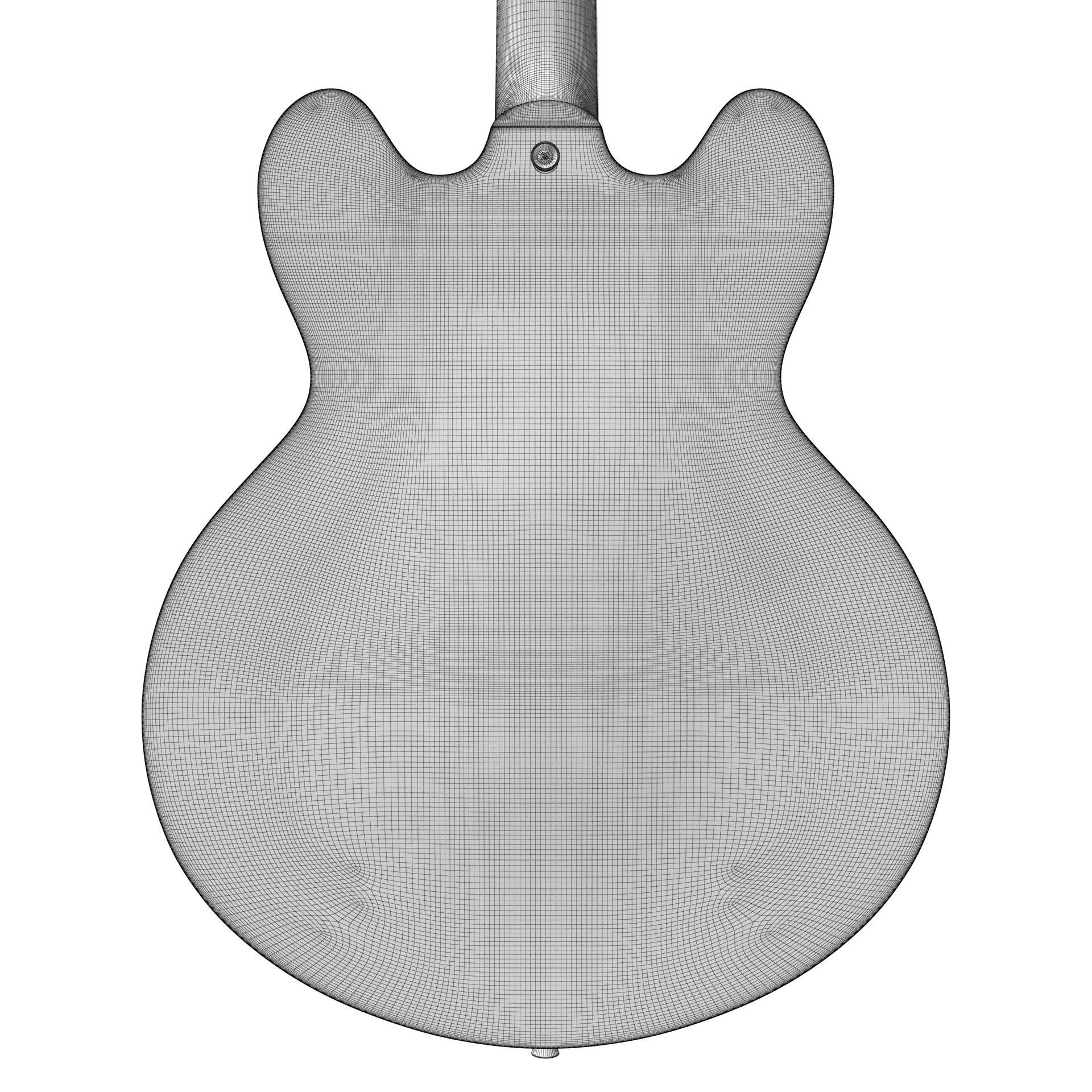 Gibson ES 335 Wine Red 3D model_22