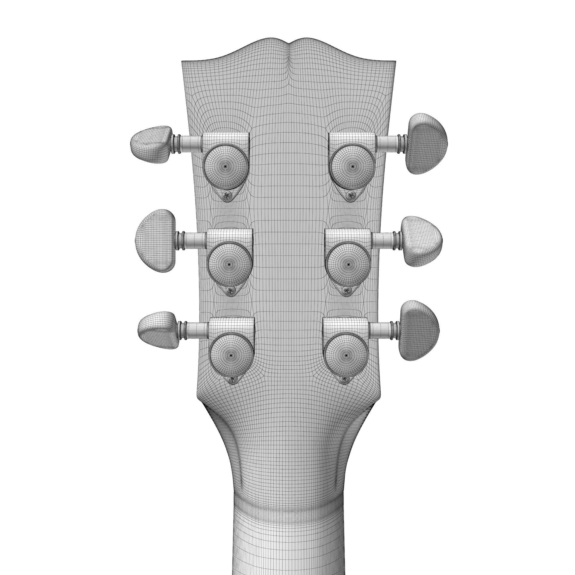 Gibson ES 335 Wine Red 3D model_24