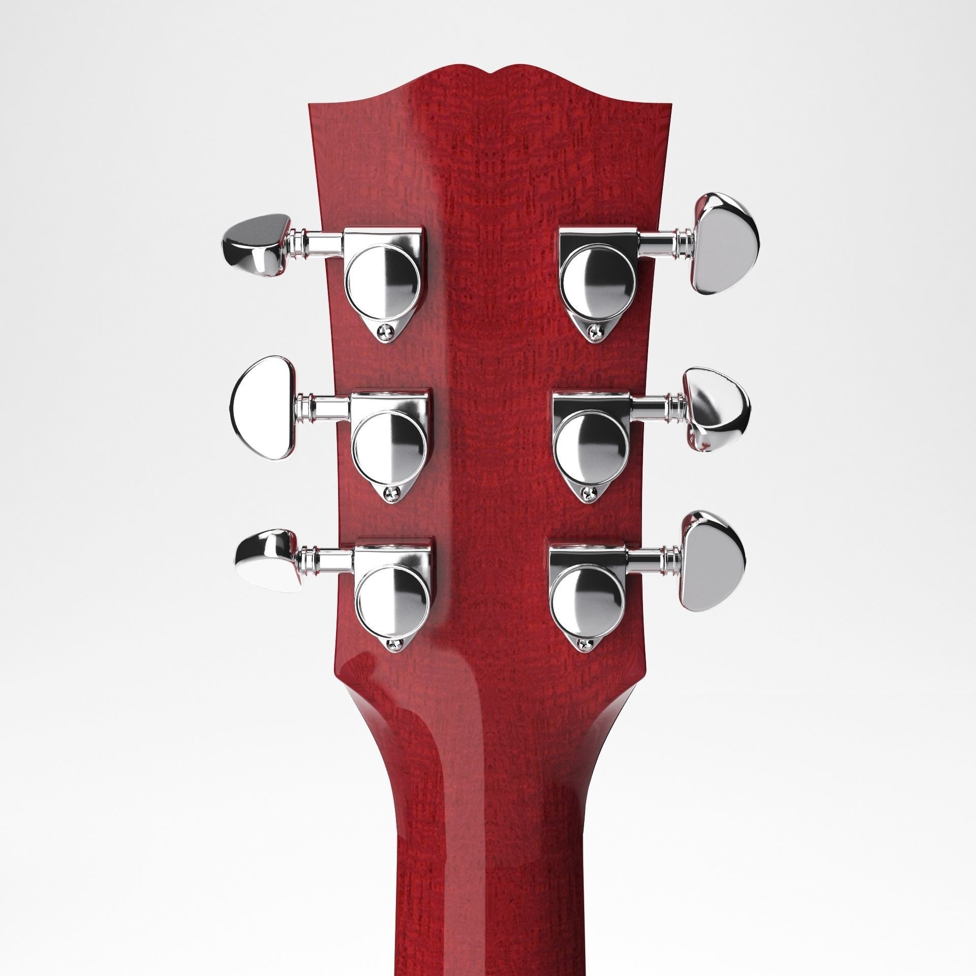 Gibson ES 335 Wine Red 3D model_8