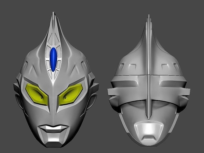 Ultraman Max Helmet 3D print model