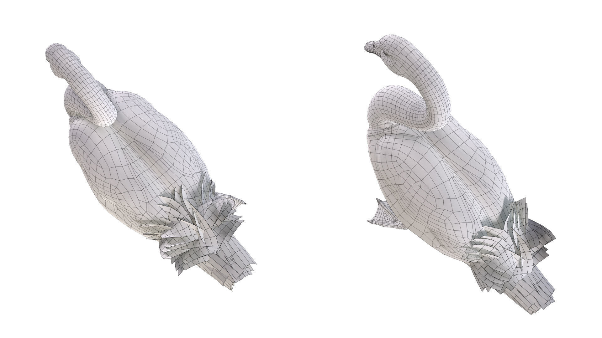 Birds Collection macaw perched on branch 3D model_35