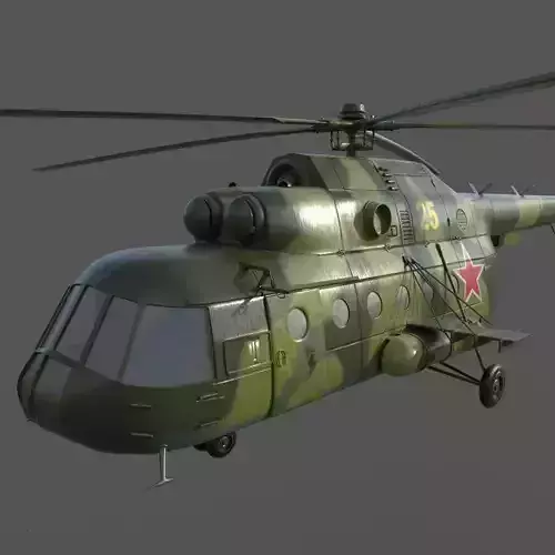 Soviet-Russian helicopter Mi-8