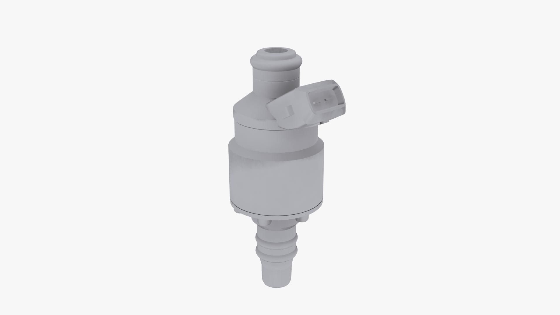 Billet Atomizer3 Fuel Injector - 700 PPH Low-poly 3D model_7