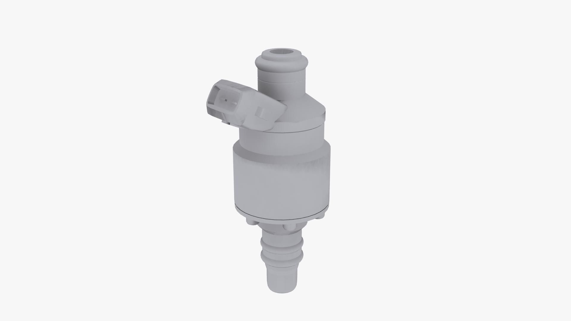 Billet Atomizer3 Fuel Injector - 700 PPH Low-poly 3D model_9