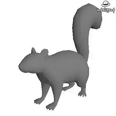 Low Poly Squirrel
