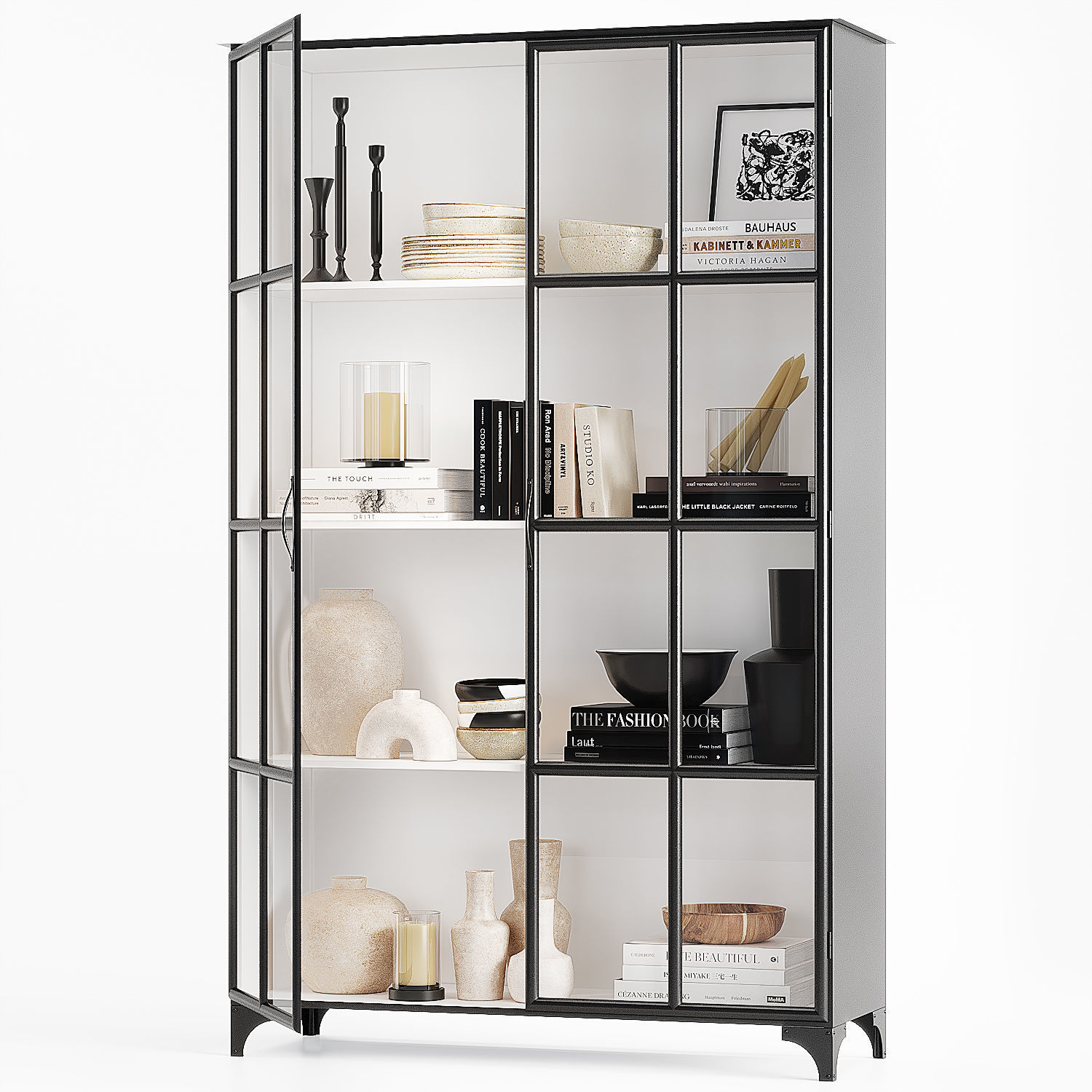 Crate and Barrel Kedzie cabinet 3D model_1