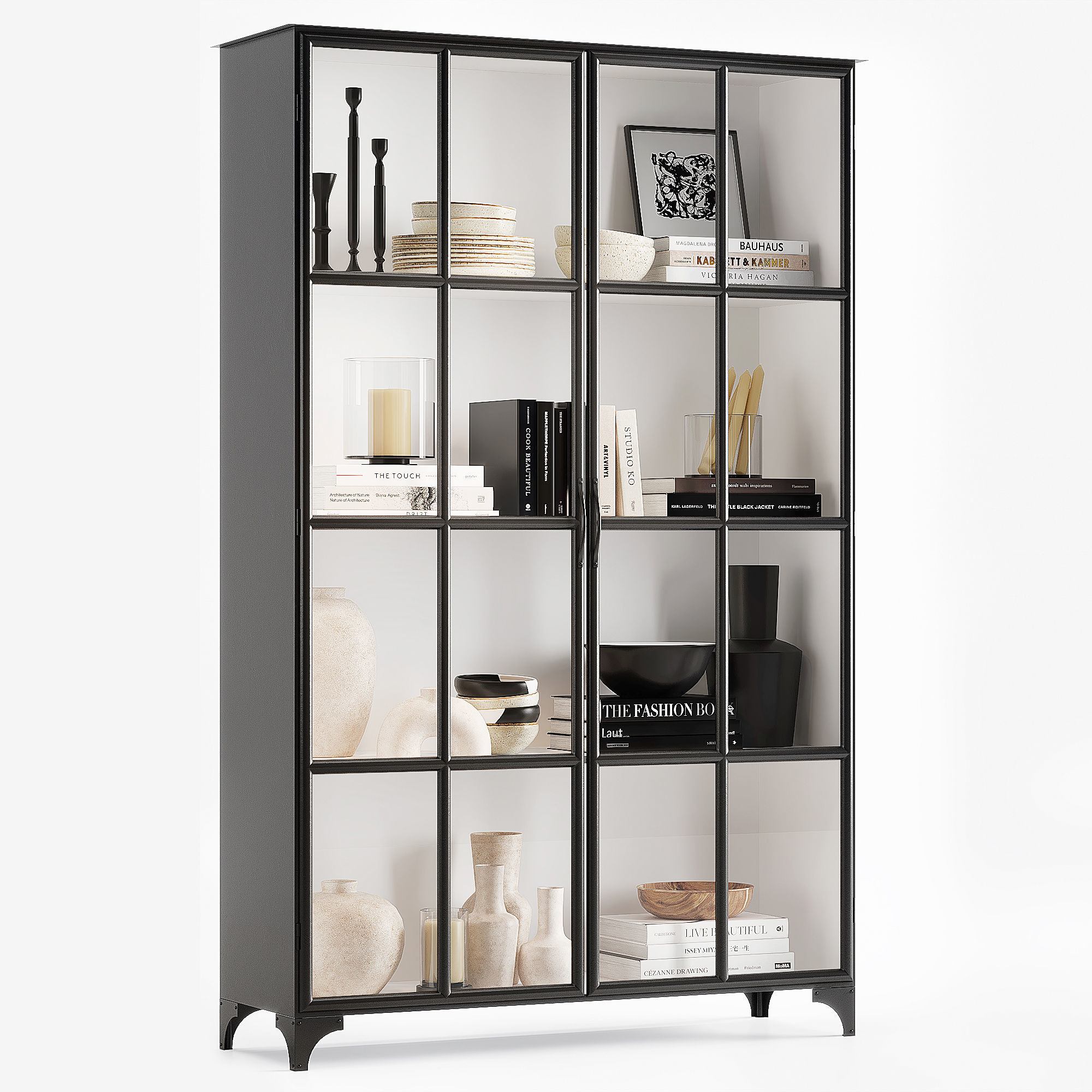 Crate and Barrel Kedzie cabinet 3D model_5