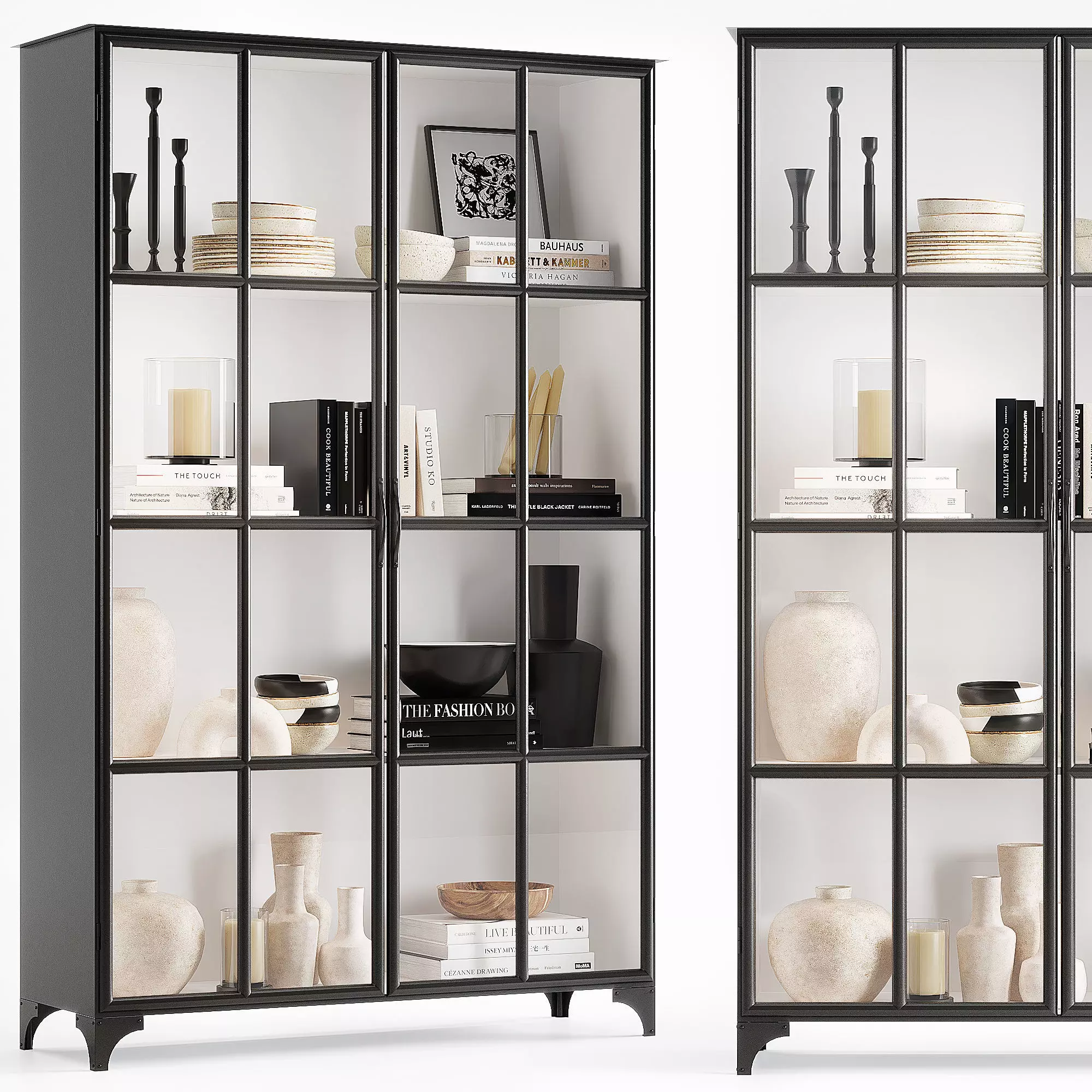 Crate and Barrel Kedzie cabinet 3D model_0