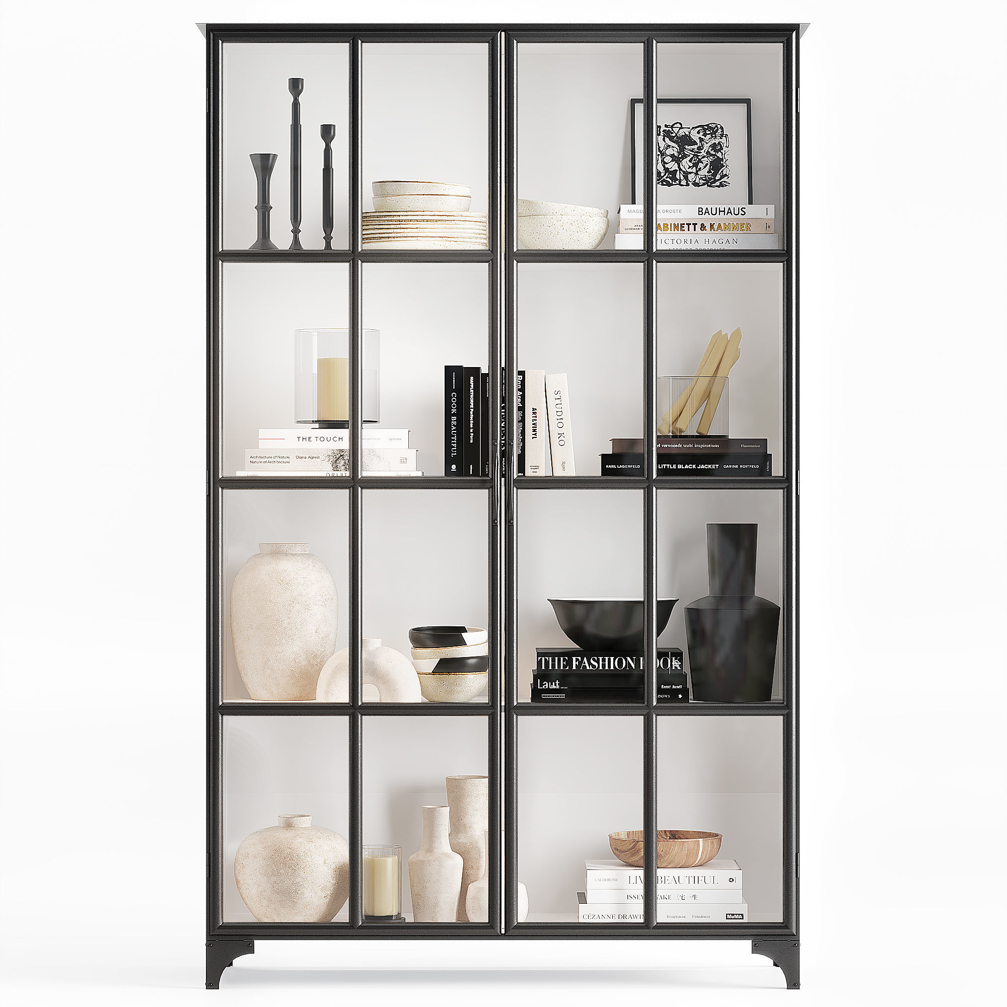Crate and Barrel Kedzie cabinet 3D model_2