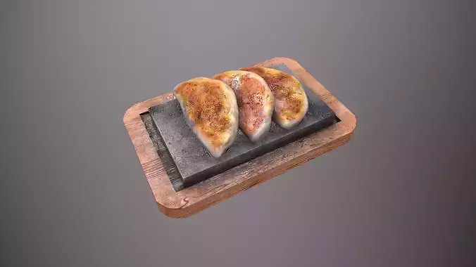 Asia food Fried dumplings