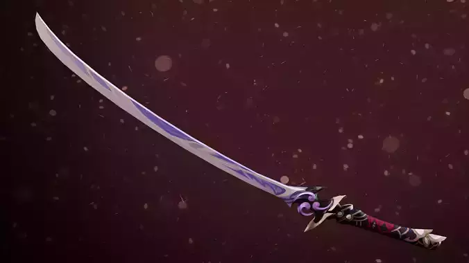Genshin Impact Sword Printable Model 3D print model