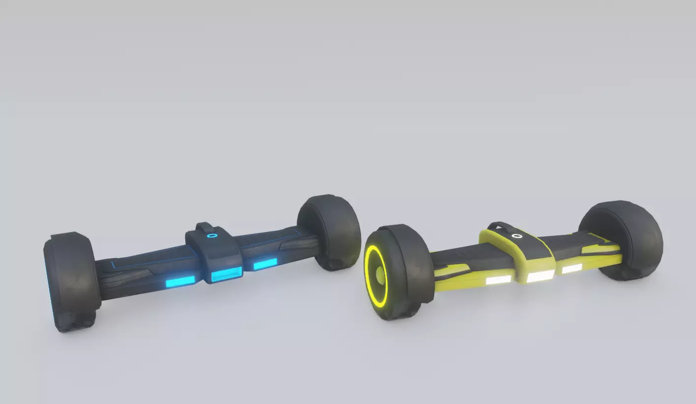 Overboard F12 Low-poly 3D model_0