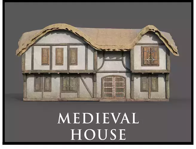 Medieval Village House 05