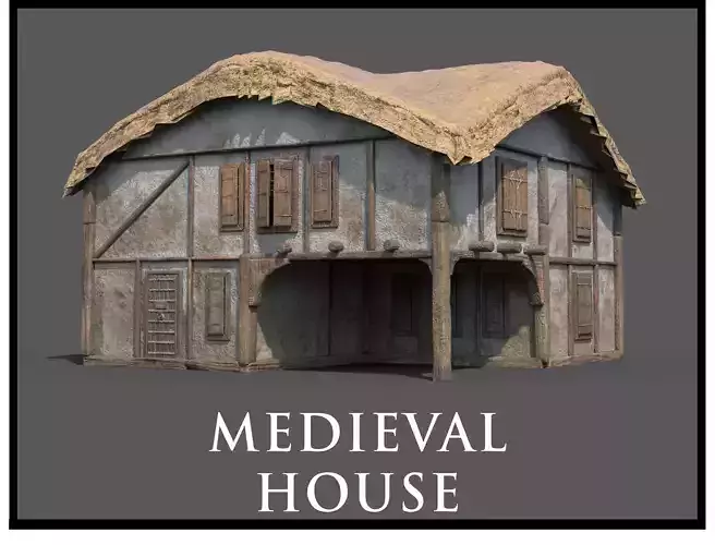 Medieval Village House 10