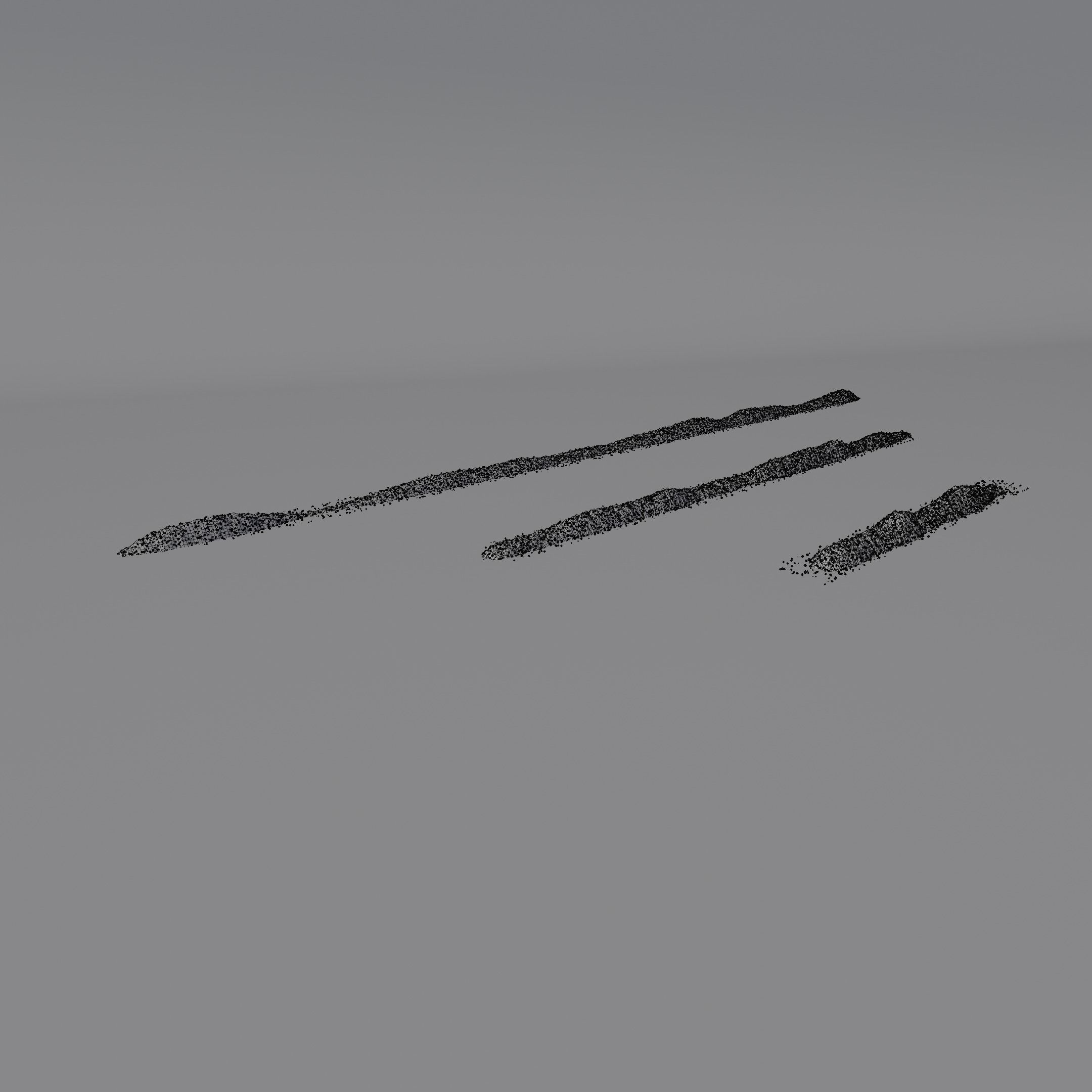 Cocaine brush strokes 3D model_2