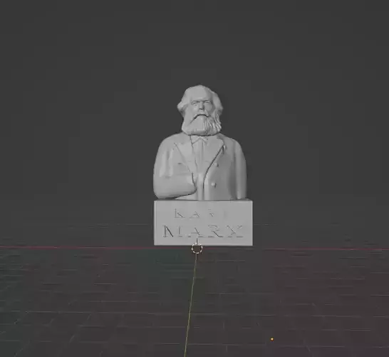 Karl Marx 3D print model