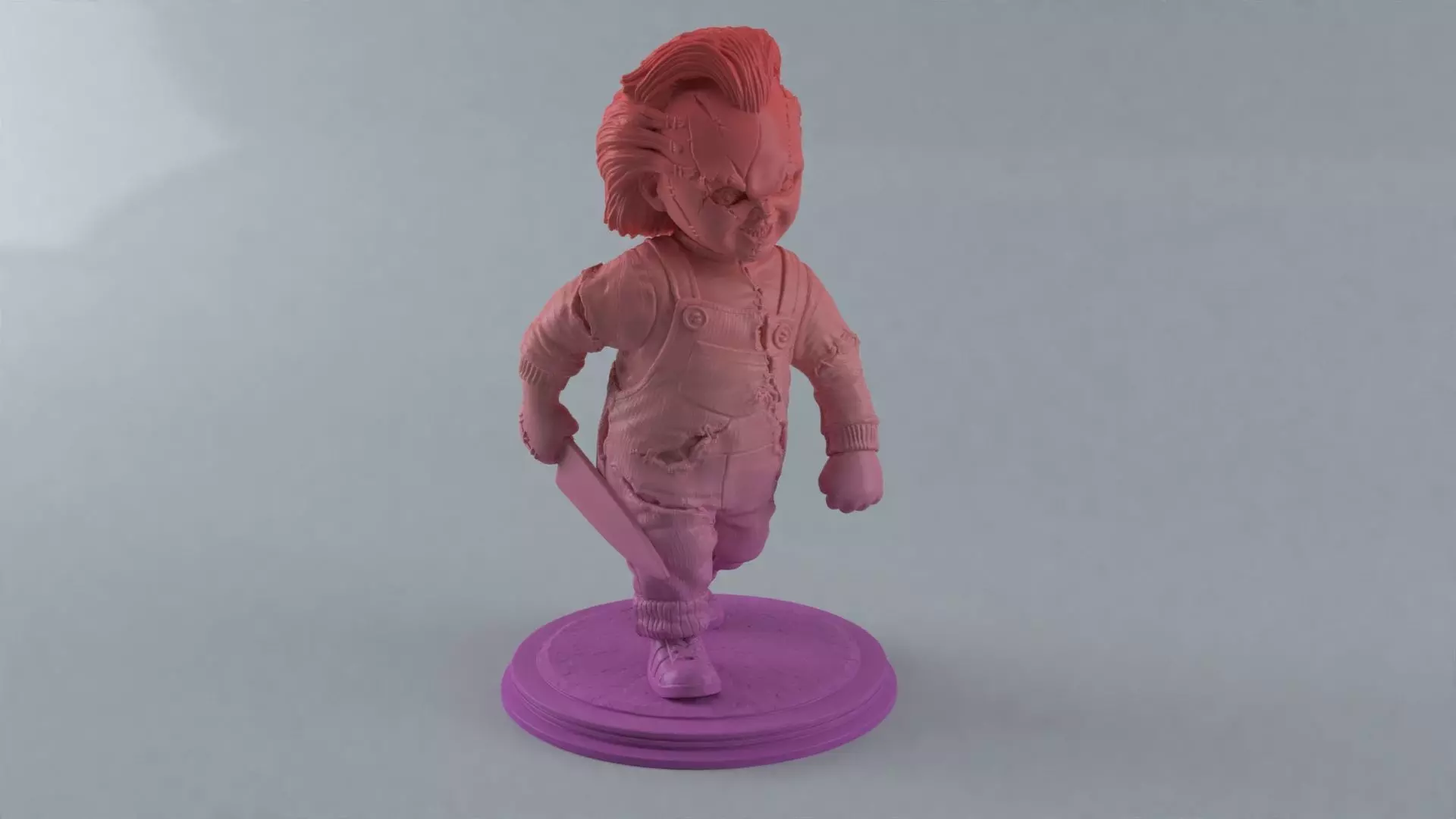 Chucky Sculpture 3D print model_0