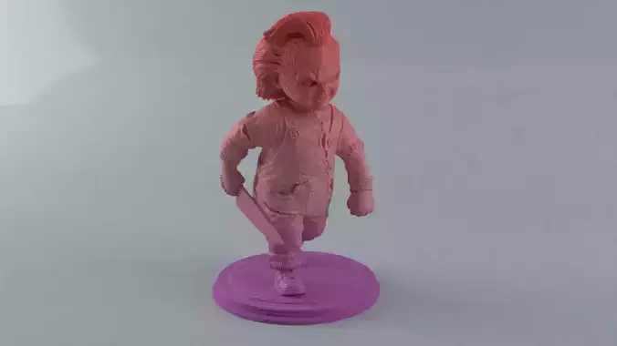 Chucky Sculpture 